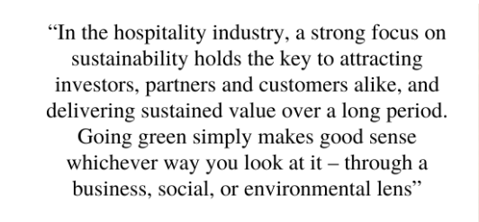 Why is Sustainability a Significant Issue in the Hospitality Industry?