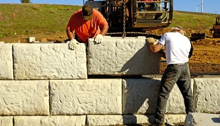How to Excavate and Build a Retaining Wall