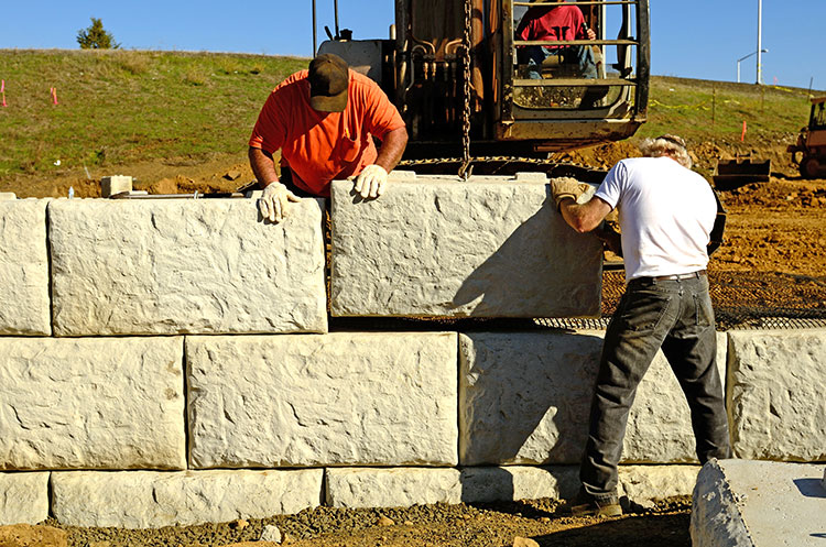 How to Excavate and Build a Retaining Wall