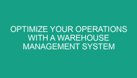 Optimize Your Operations with a Warehouse Management System in Malaysia