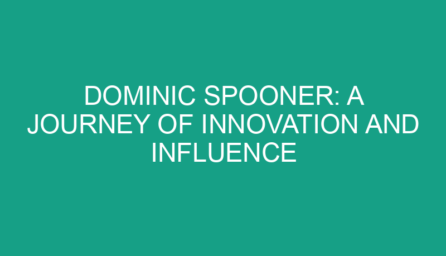 Dominic Spooner: A Journey of Innovation and Influence Across Multiple Platforms