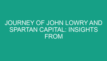 Journey of John Lowry and Spartan Capital: Insights from His Social Profiles