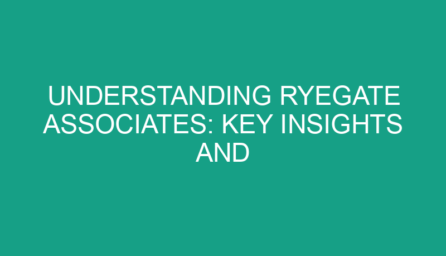 Understanding Ryegate Associates: Key Insights and Background