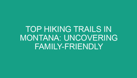 Top Hiking Trails in Montana: Uncovering Family Friendly Adventures