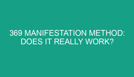 369 Manifestation Method: Does It Really Work?