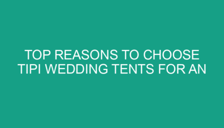Top Reasons to Choose Tipi Wedding Tents for an Unforgettable Event