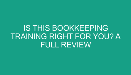 Is This Bookkeeping Training Right for You? A Full Review